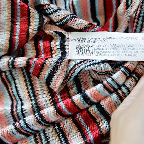 ZARA Trafaluc strip swim cover up size M - Picture 7 of 7